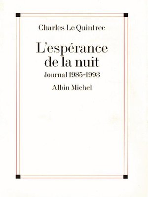 cover image of L'Espérance de la nuit